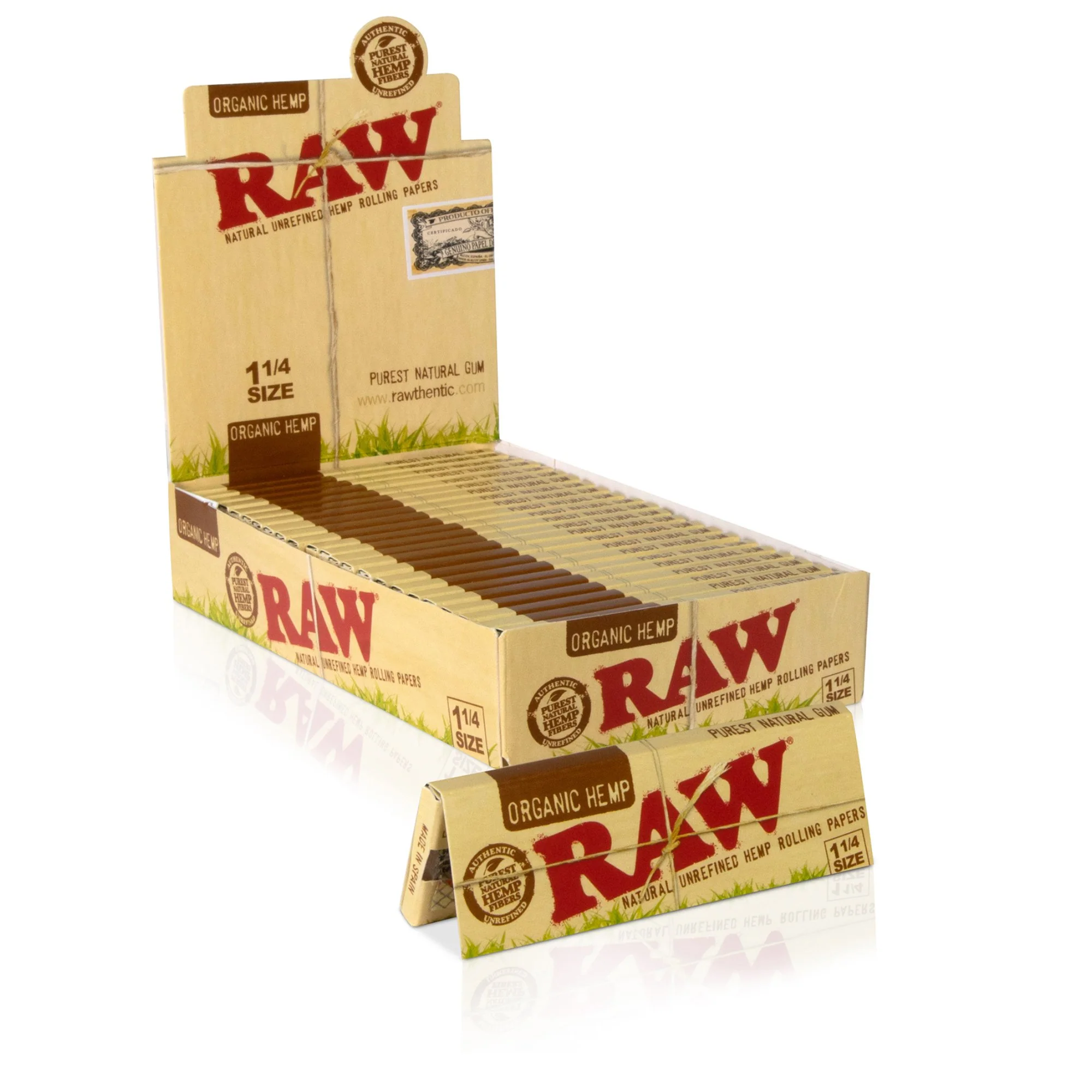 Photograph of product: Raw organic 1/4