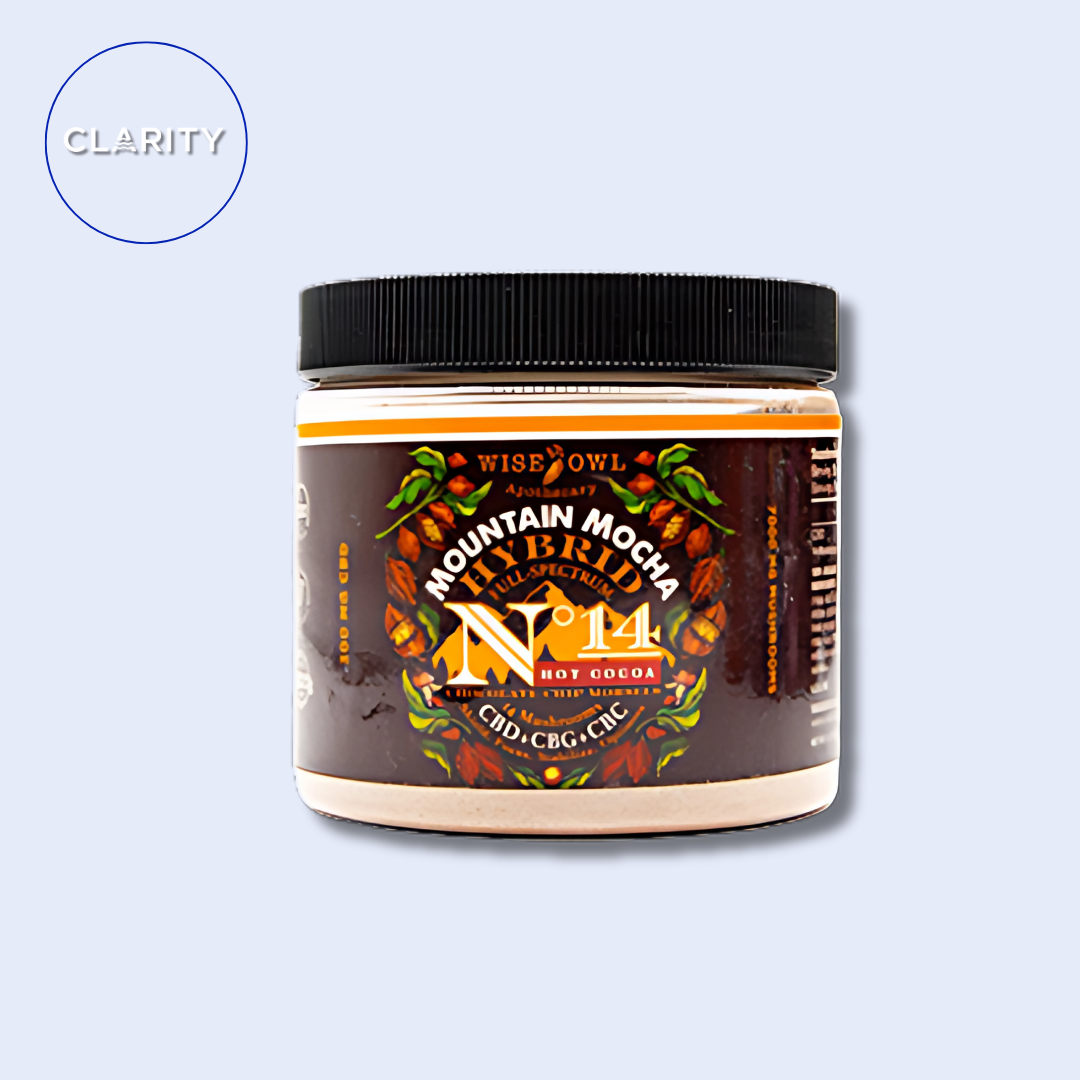 Photograph of Product: Wise Owl CBD Number 14 Mushroom Mix Full Spectrum -  Mountain Mocha Hot Cocoa 300mg
