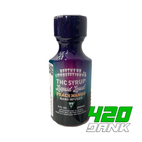 Photograph of product: Liquid Loud - 200mg Syrup - Peach Mango