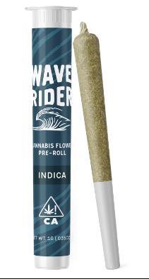 Photograph of product: Wave Rider Preroll 1g Orange Kush