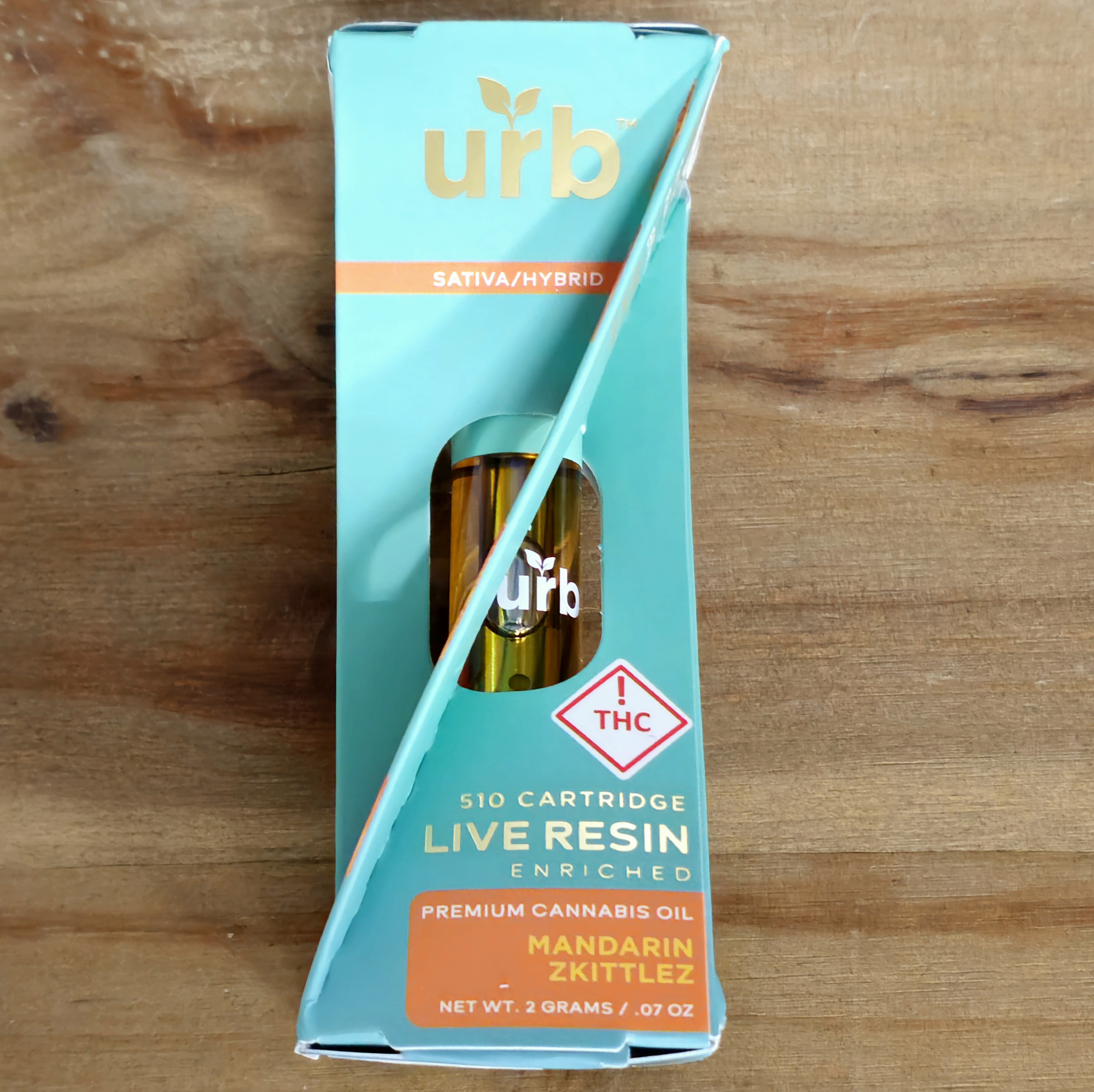 Photograph of product: Urb Cartridges | Mandarin Zkittlez