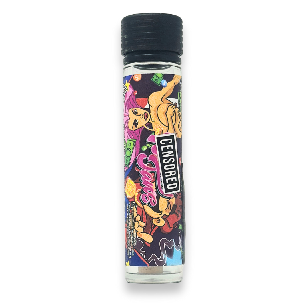 Photograph of product: Holy Water - au chocolat Hole - Censored Jane Kandy Jane x Fez Rosin - Infused Preroll - 2.0g