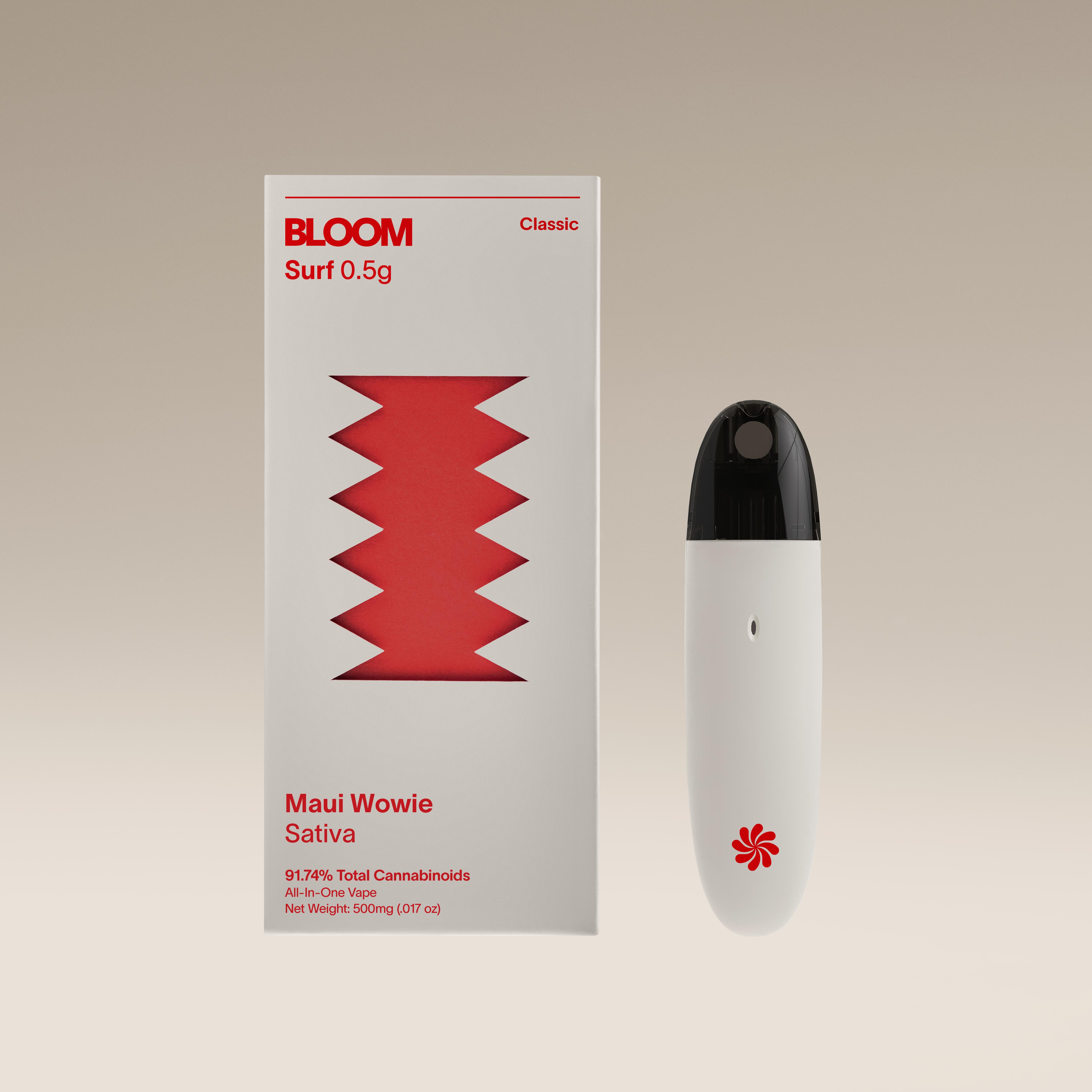 Photograph of product: Bloom | Maui Wowie | Classic Surf | Vape