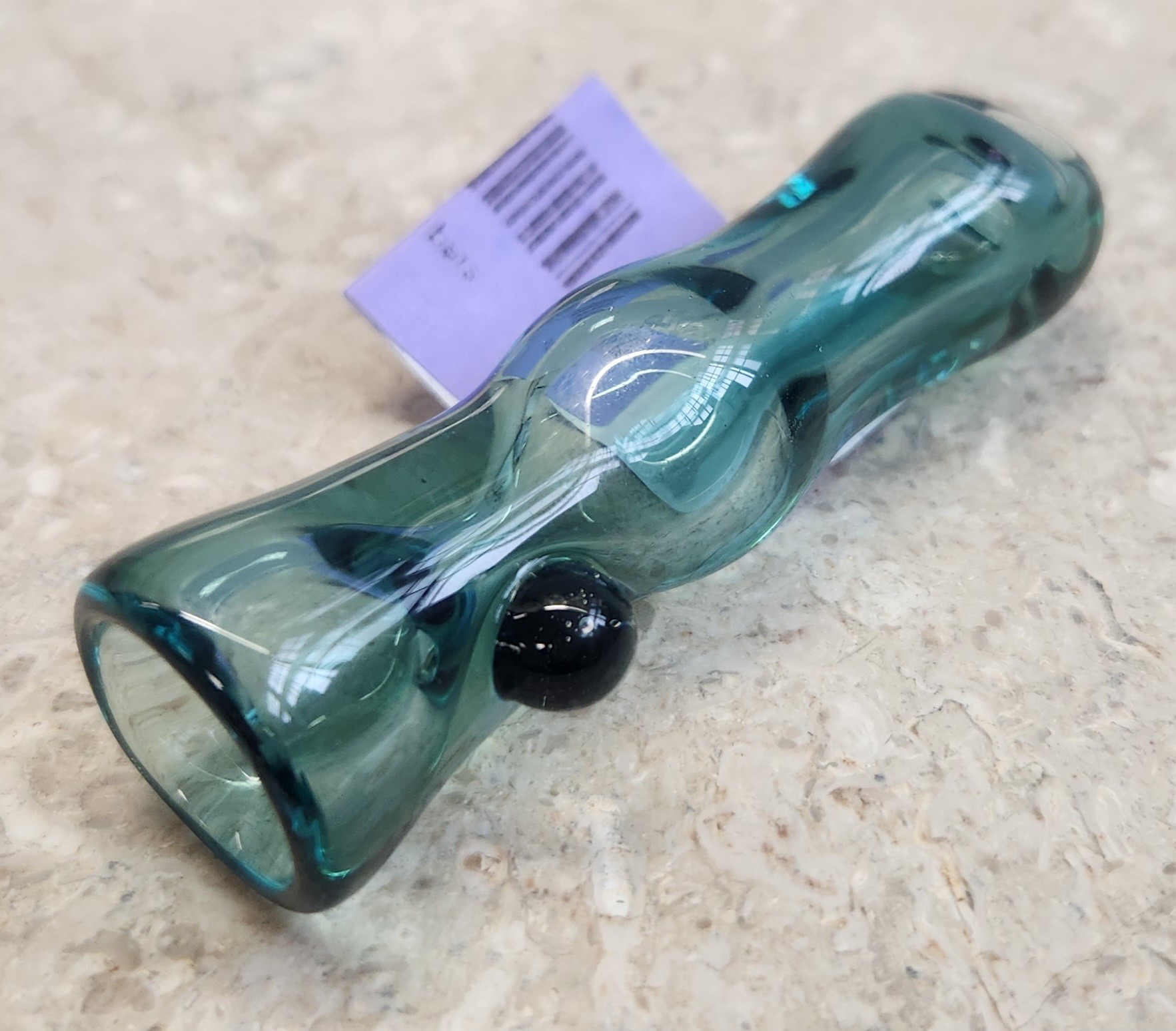 Photograph of product: Sugar Mattys Solid Color Bat I Translucent Blue I Highly Elevated