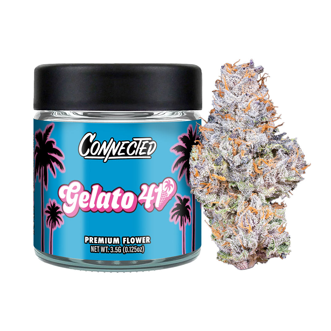 Photograph of product: CONNECTED - PREPACK - 3.5G - GELATO 41 - Oui'd HYBRID