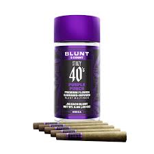 Photograph of product: 40's Purple Punch Infused Mini Blunts (5pk)