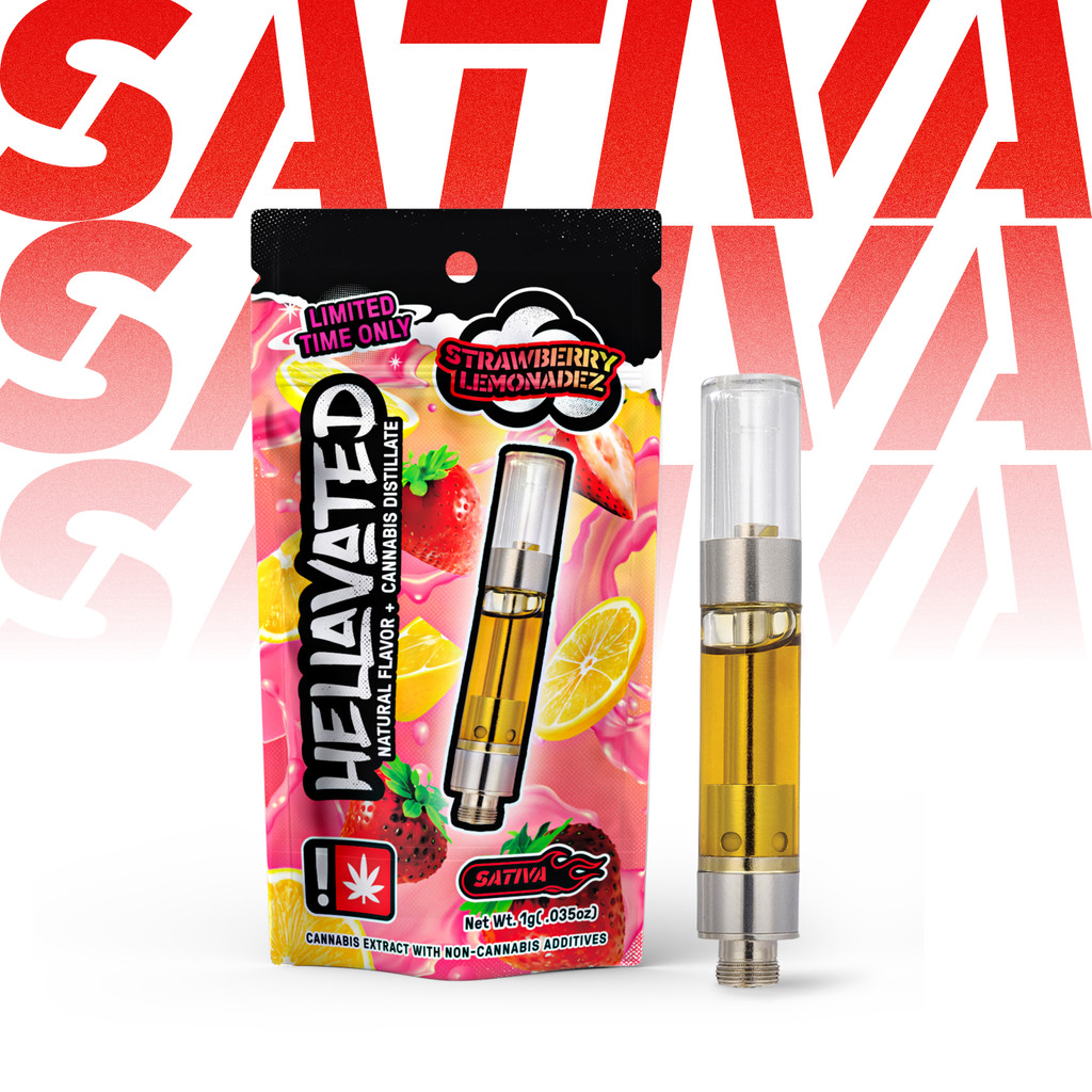 Photograph of product: Hellavated Profilez 1g Cart | Strawberry Lemonadez