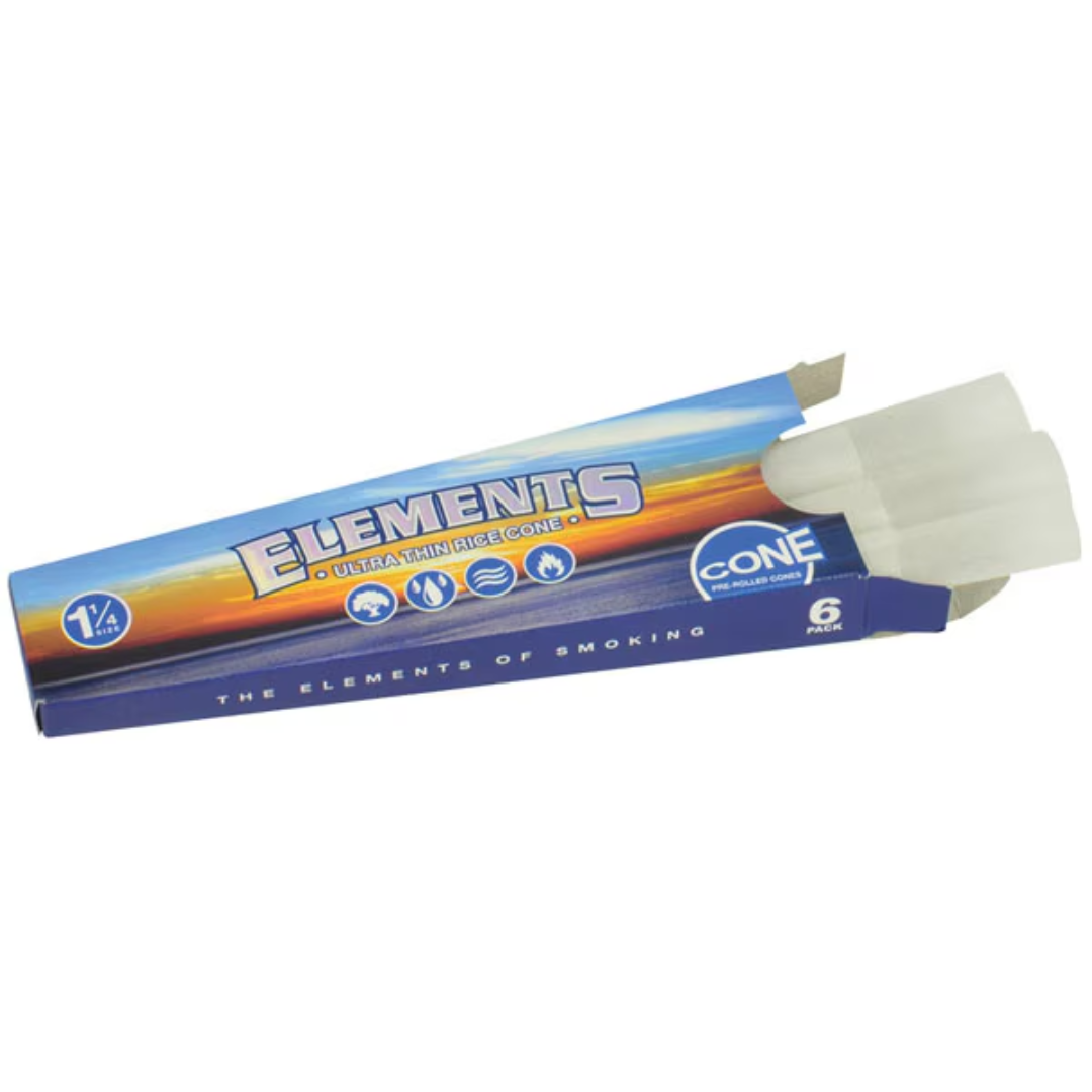 Photograph of product: Elements | 1 1/4 Ultra Thin Cones 6 Pack