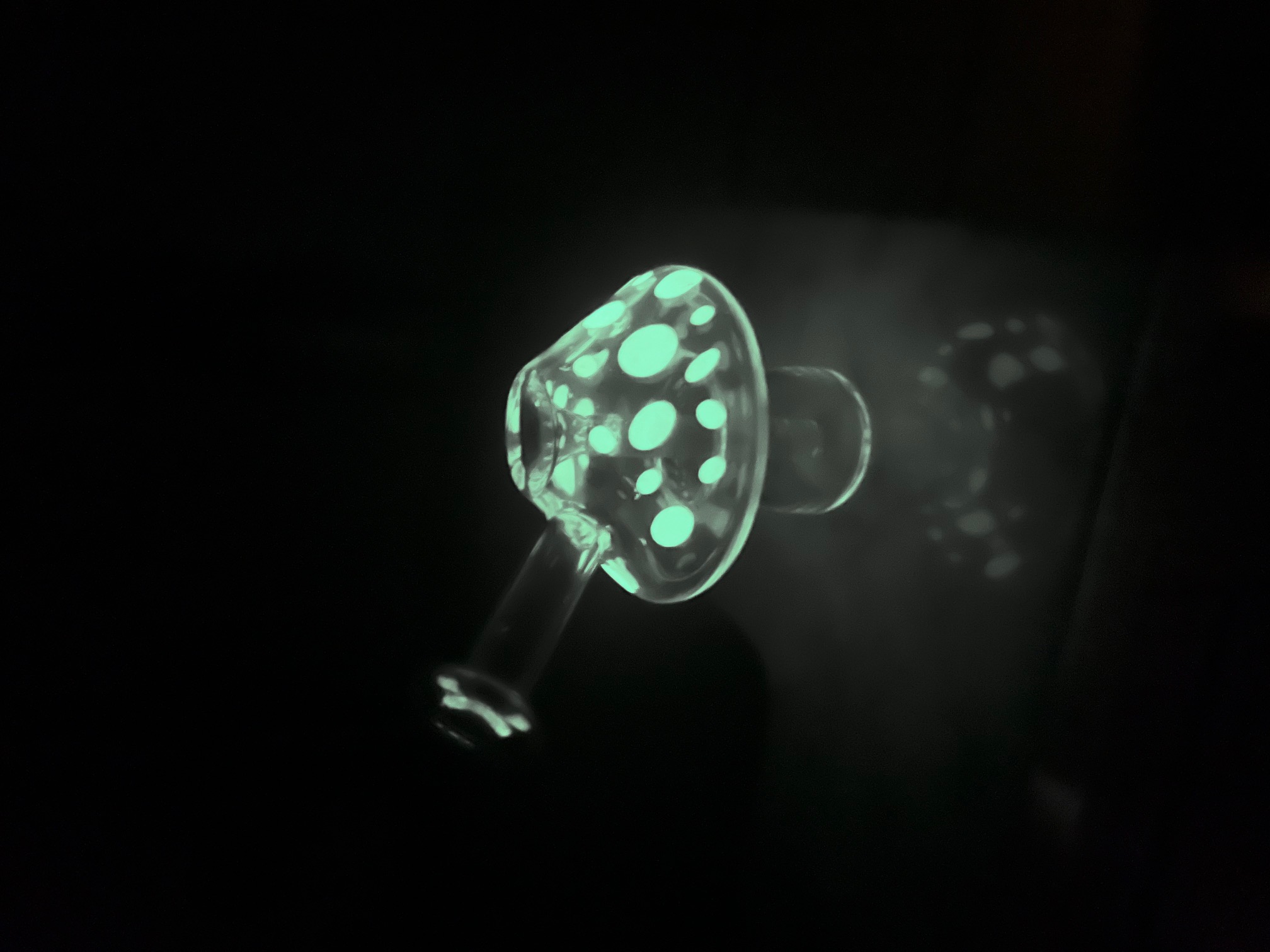 Photograph of product: Mini Glow-in-the-Dark Bubbler w/ Bag