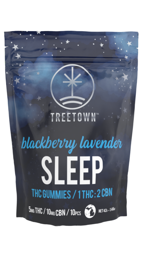 Photograph of product: TreeTown | Sleep | Blackberry Lavender | 1:2 TH-oui:CBN