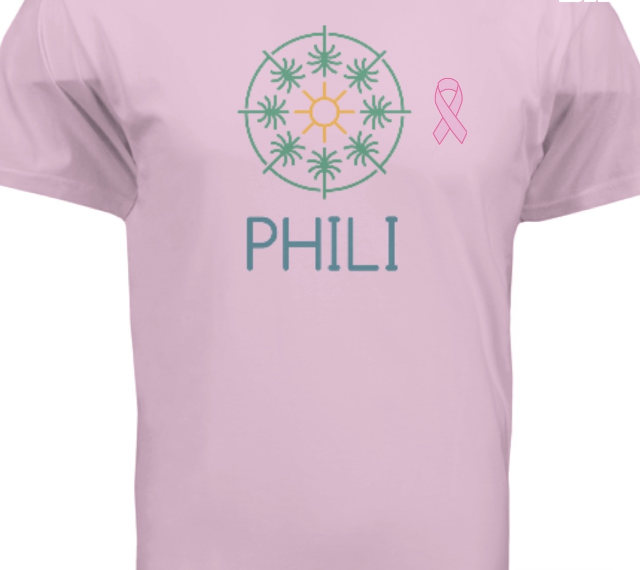 Photograph of product: Phili  Breast Cancer Awareness T-shirt