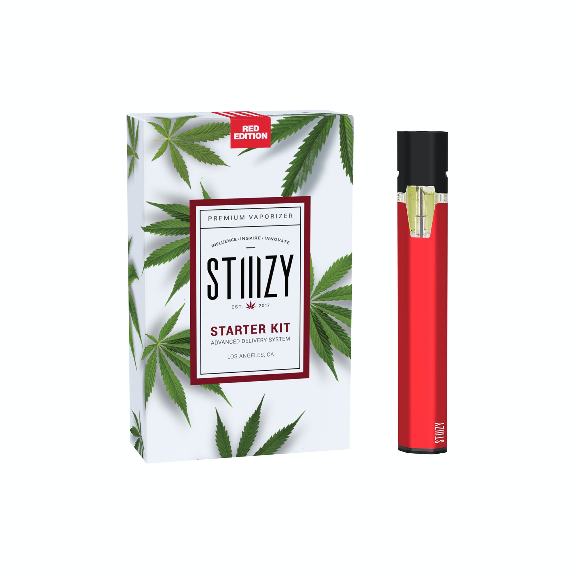 Photograph of product: STARTER KIT BATTERY - STIIIZY RED