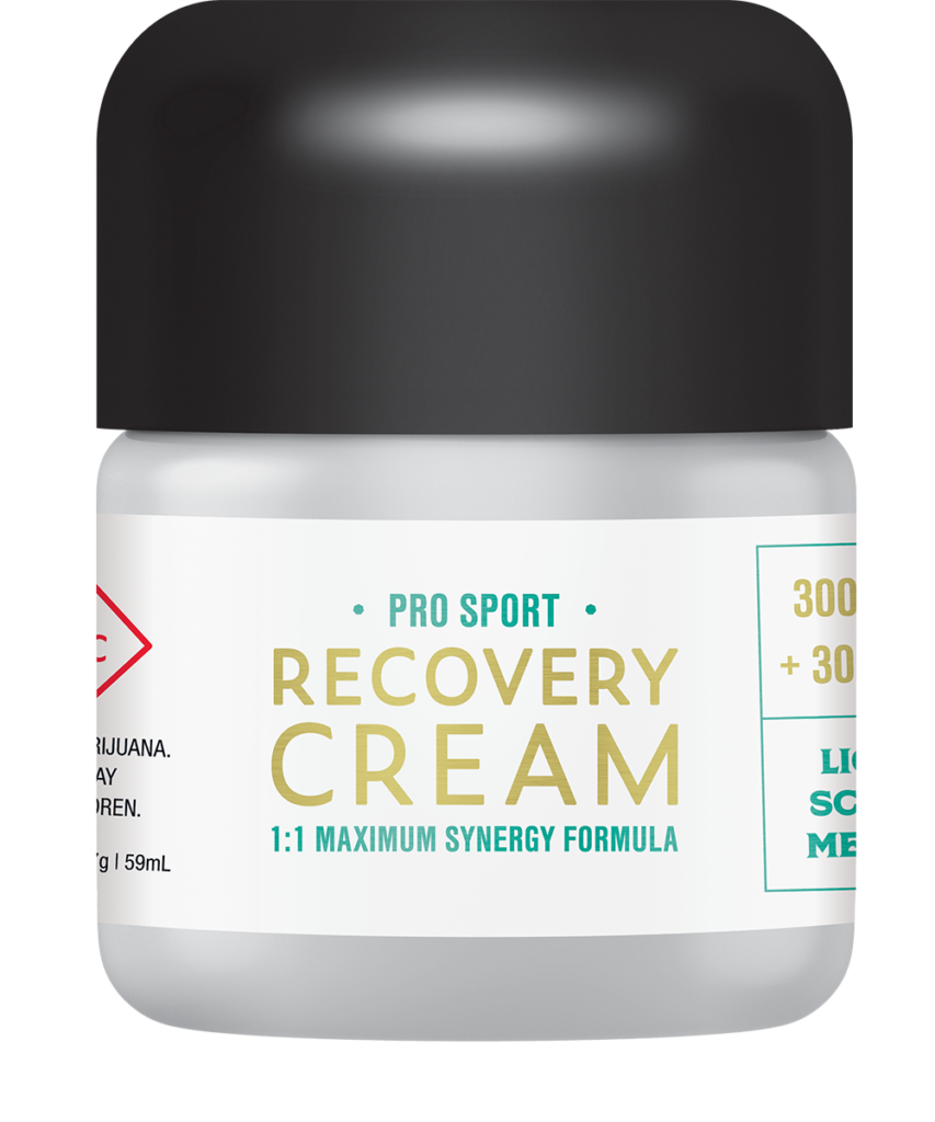 Photograph of product: Escape Artists Menthol Recovery Cream 1:1 150mg