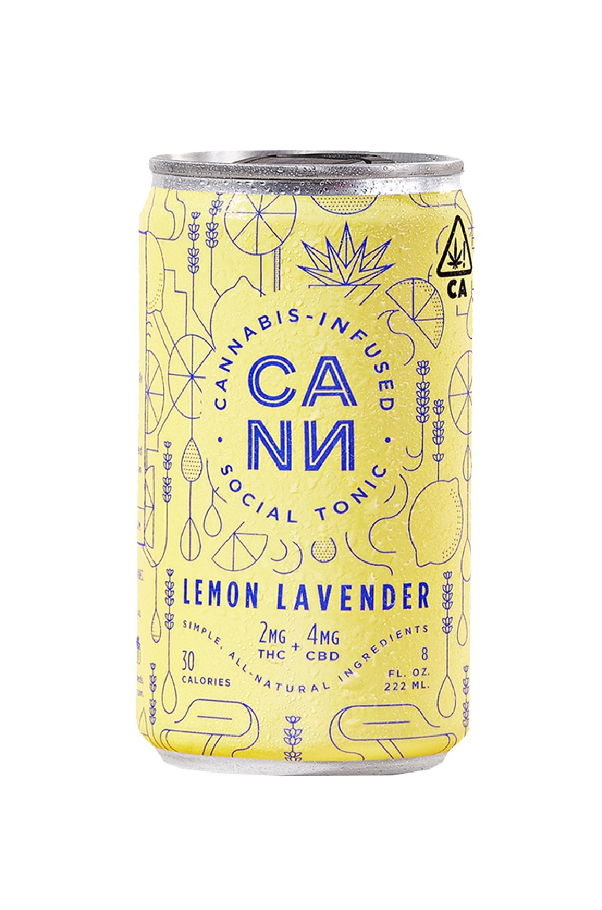 Photograph of Product: CANN | Bev 4mg (6pk) | Lemon Lavender