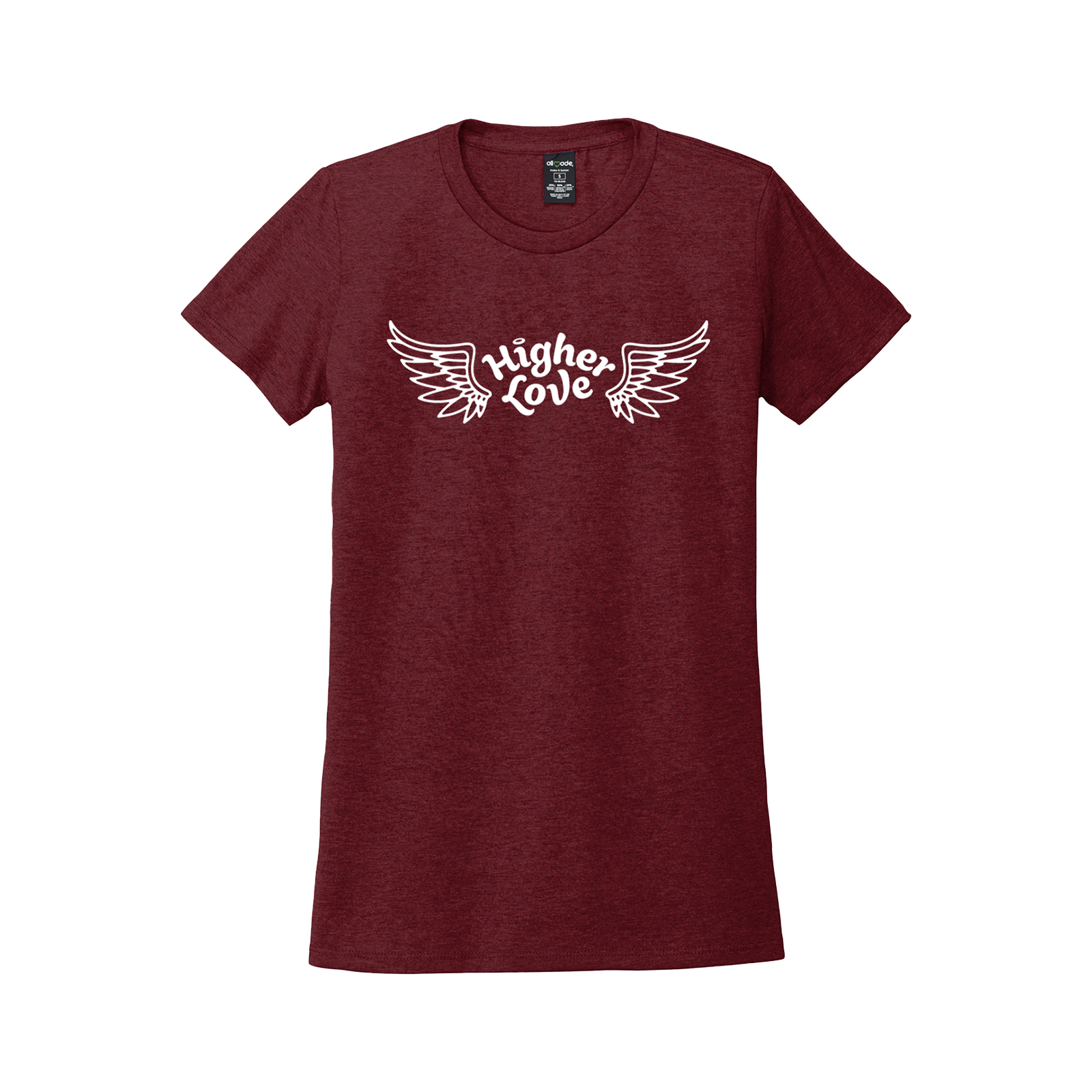 Photograph of product: Classic Logo Tee - Women's - Vino Red (XL)