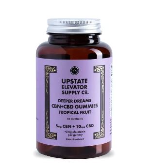 Photograph of product: Deeper Dreams CBN+CBD Gummies Tropical Fruit 15mg x 30ct