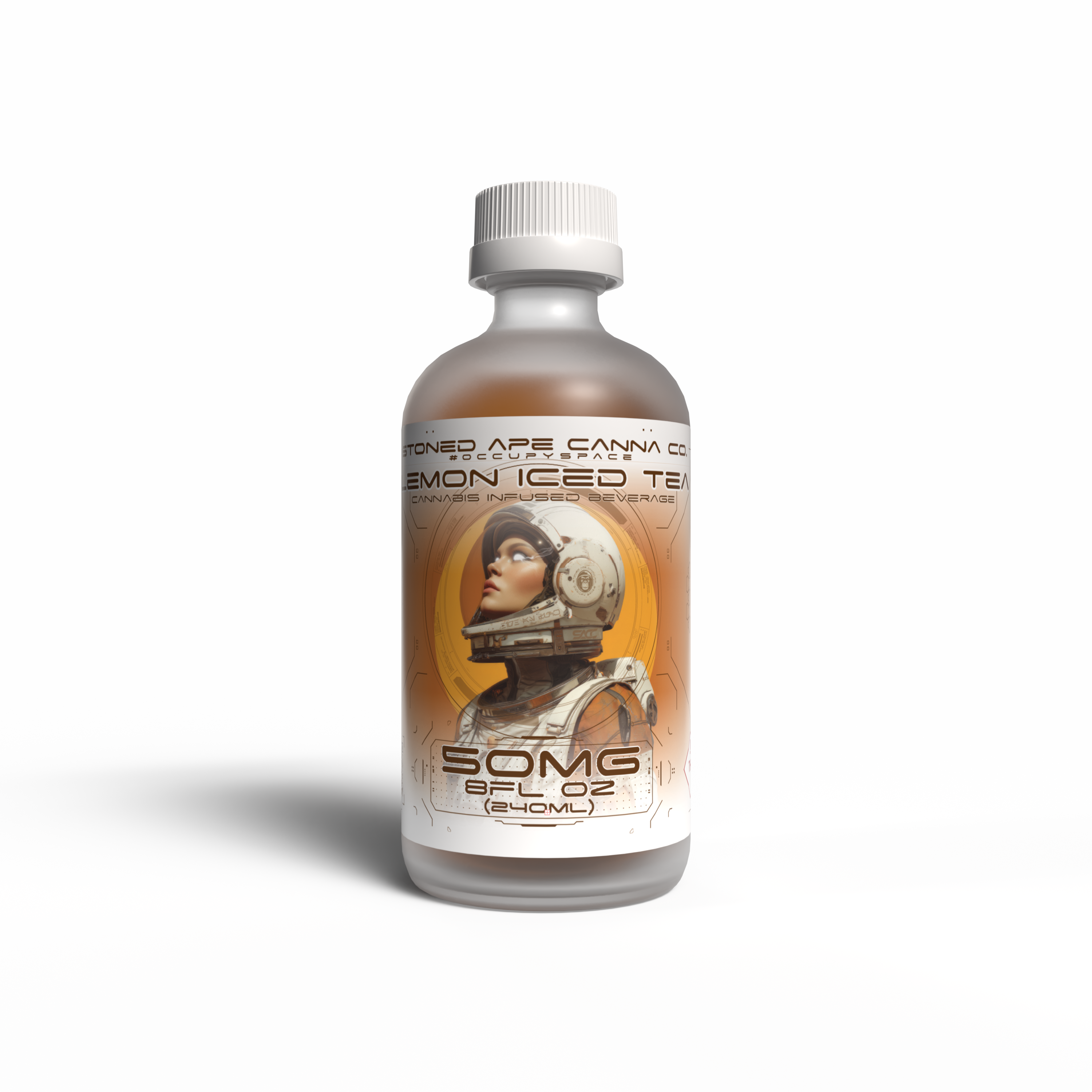 Photograph of product: 50 mg SACC Lemon Iced Tea Drink