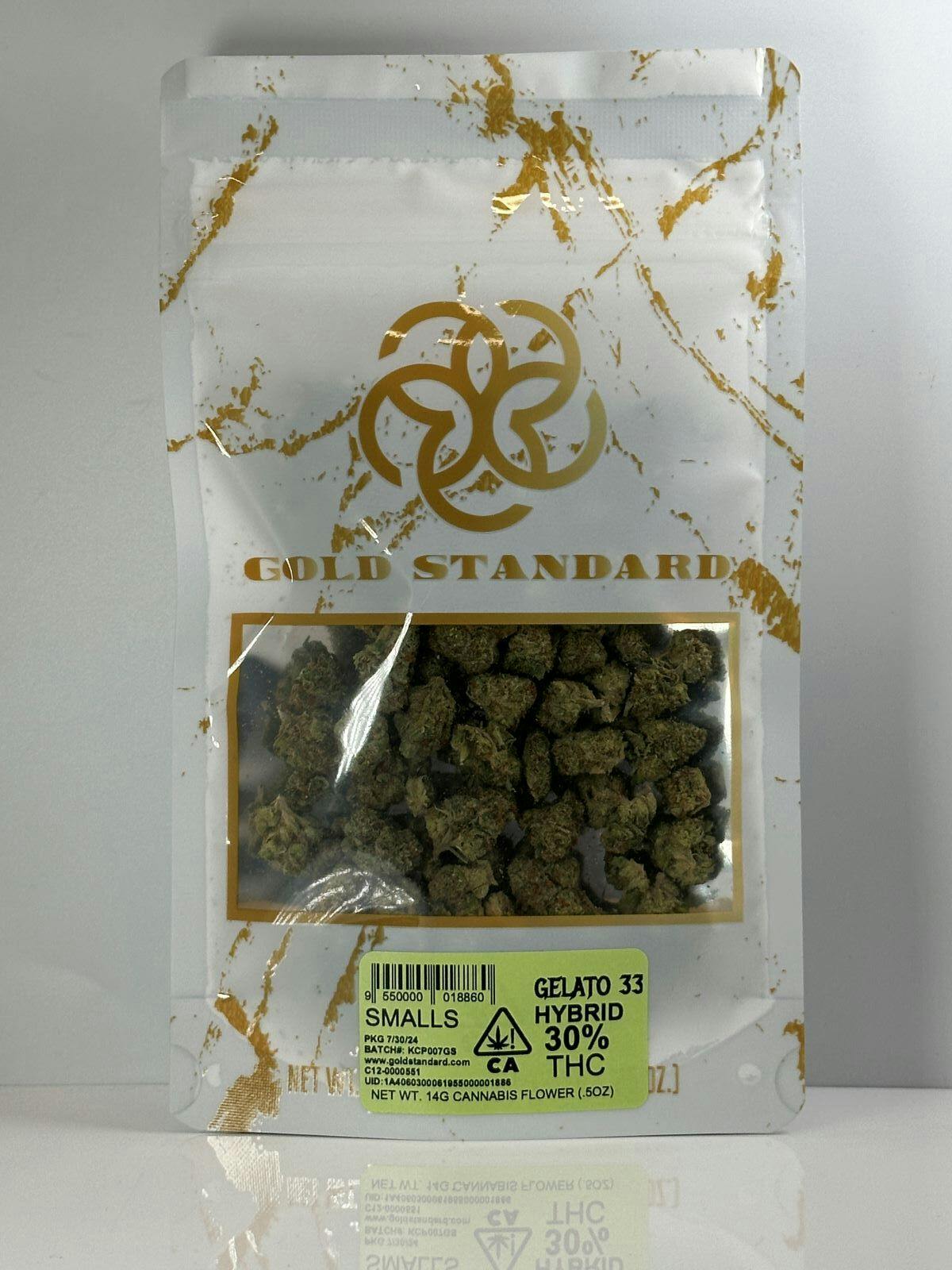 Photograph of product: Gold Standard Gelato 33 SMALLS 1/2 PD 30%