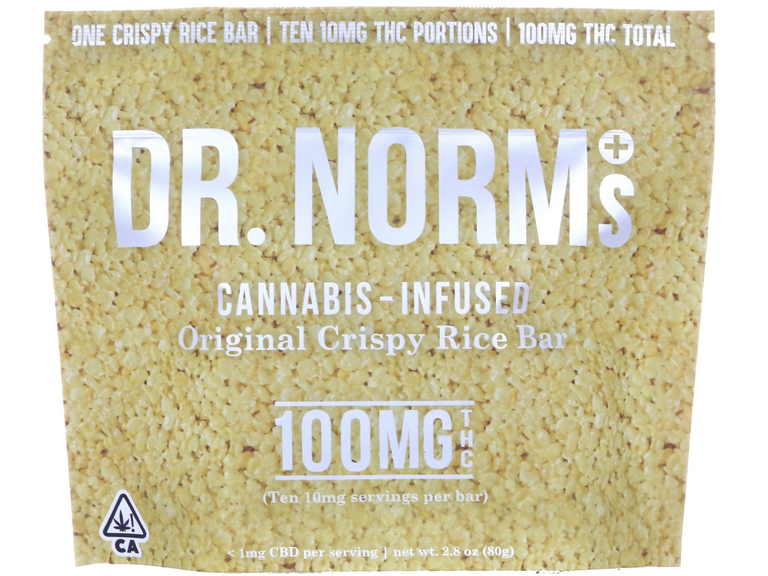 Photograph of product: ORIGINAL RICE KRISPY BAR 100MG - DR. NORMS