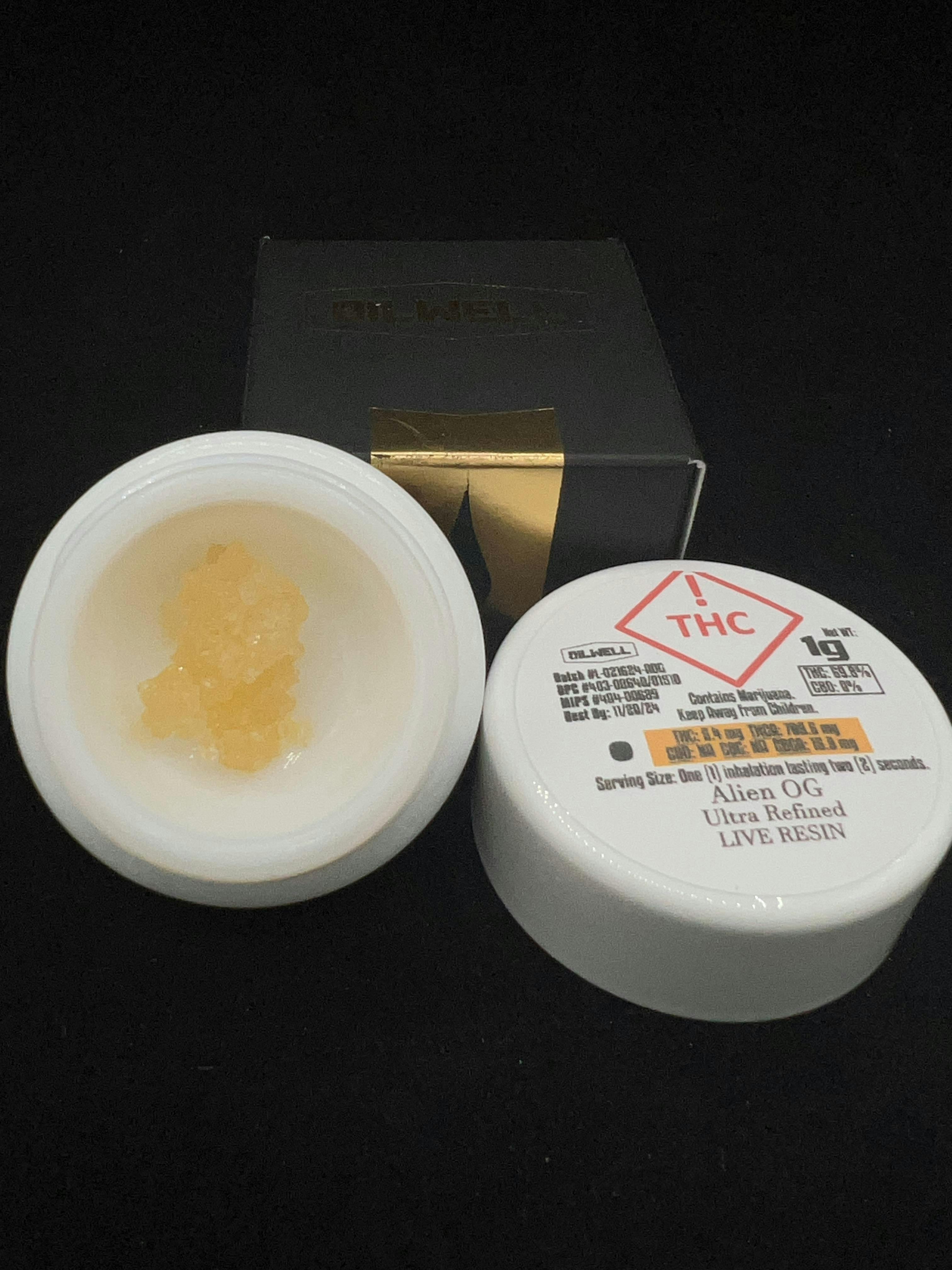 Photograph of product: Alien OG - Live Resin