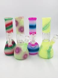 Photograph of product: 8" Painted water pipe with Percolator