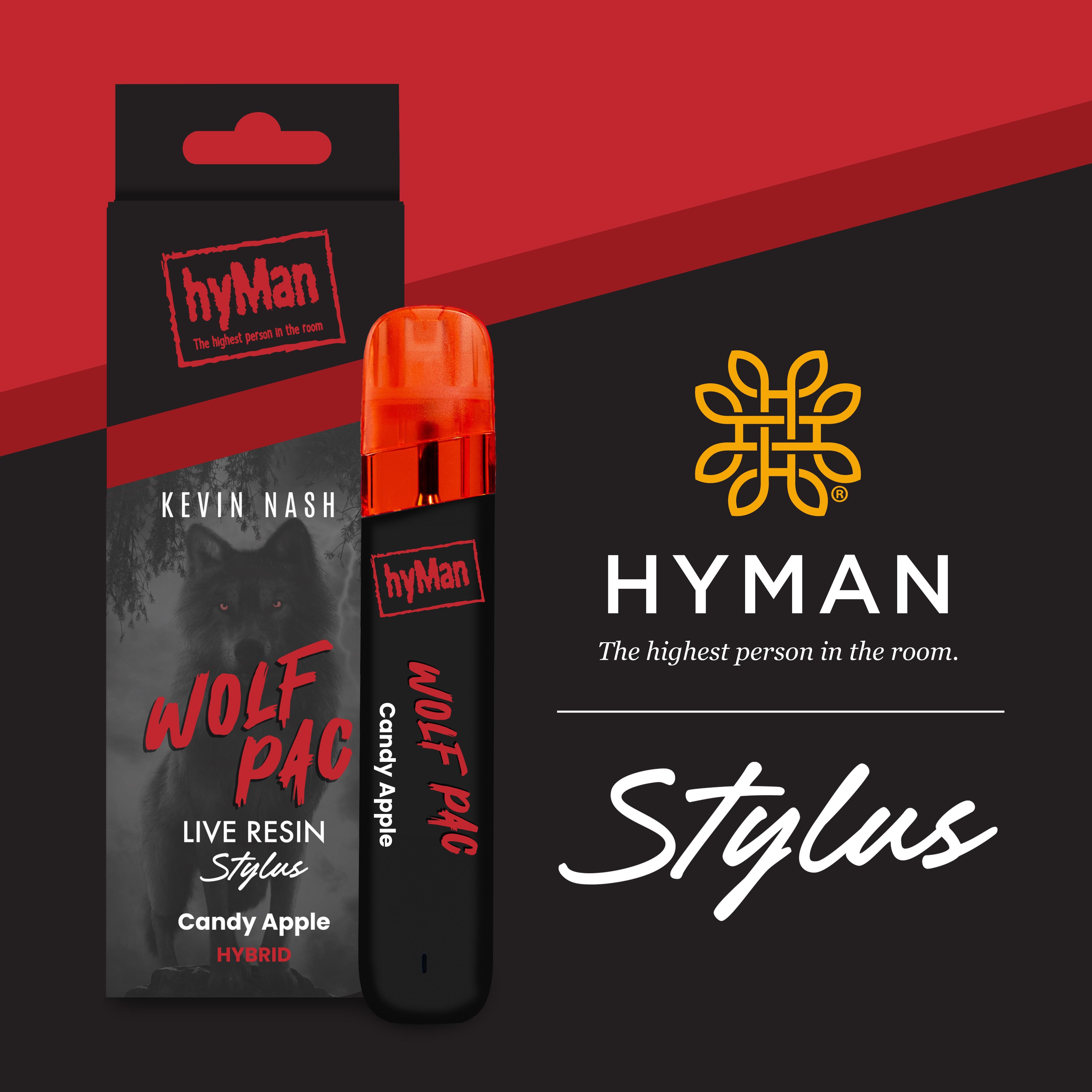 Photograph of product: HYMAN - Live Resin Stylus - Kevin Nash - Wolf Pac