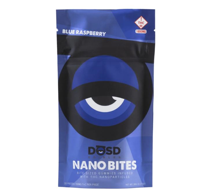 Photograph of product: DOSD Nano Bites - Blue Raspberry (1000mg)