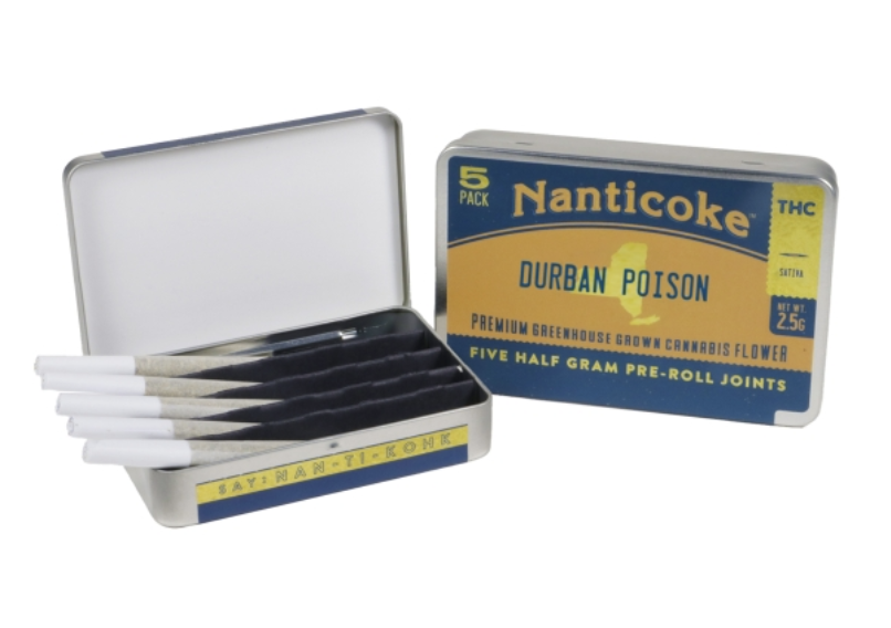 Photograph of product: Durban Poison | 5pk Pre-Rolls | Nanticoke