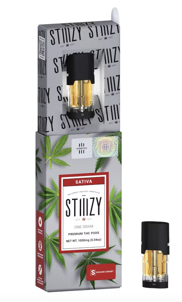 Photograph of product: Orange Sunset premium pod 1g | 86.16% TH-oui