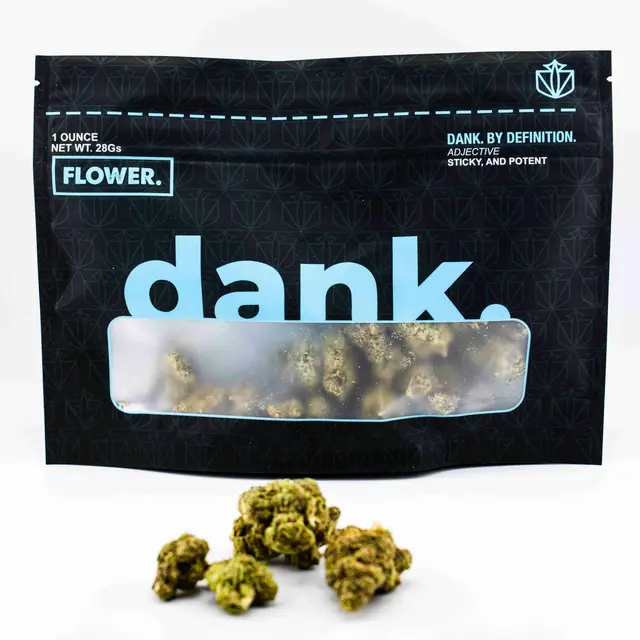 Photograph of product: Dank | Grape Ape | Sungrown | Flower - 28g