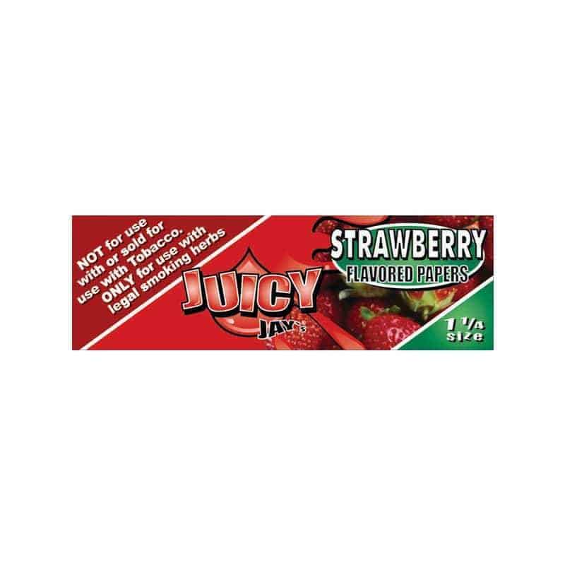 Photograph of product: Juicy Jay's Strawberry Rolling Papers 1 1/4" (TAX INCLUDED)