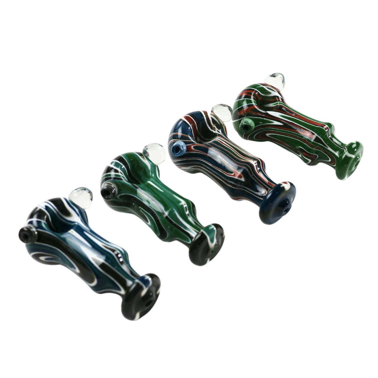 Photograph of product: 4" Stout Hand Pipe Swirl | Assorted Colors