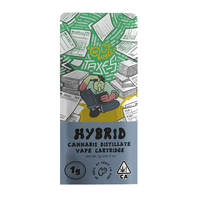 Photograph of product: Taxes | 1g Vape Cartridge - 