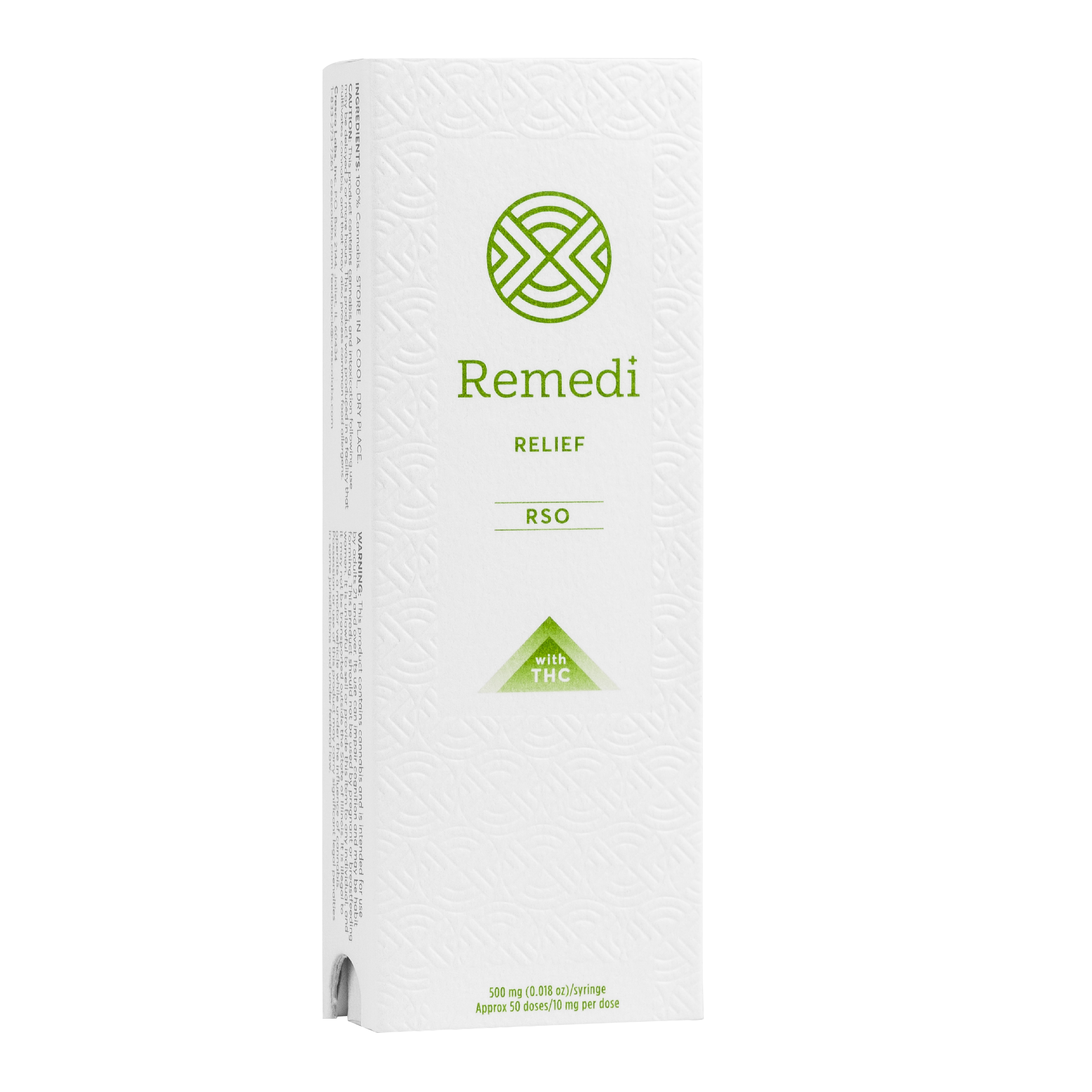 Photograph of product: Remedi Relief (H) RSO 0.5g