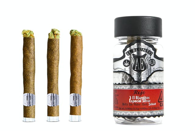 Photograph of product: El Bluntito Especial Silver 3-Pack - Rojo - 3 x .85g - au chocolat Infused - 