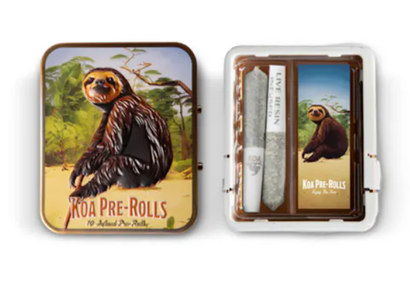 Photograph of product: KOA | 0.35g Infused Pre Roll 2pk | RS11