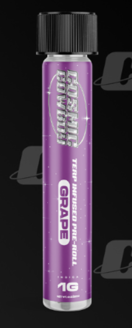 Photograph of product: Cosmic Cowboy | Infused Pre-Roll - Grape - 1g