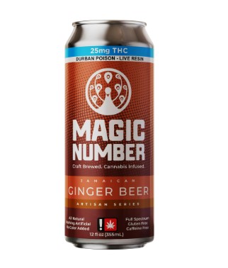 Photograph of product: Rosin Infused Soda | Ginger Beer | 25mg