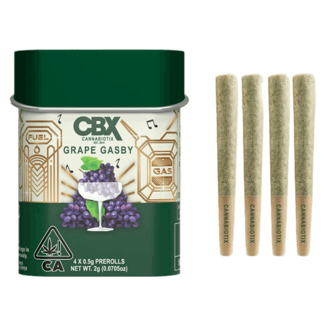Photograph of product: Grape Gasby Pre-Roll 4pk 2g - 
