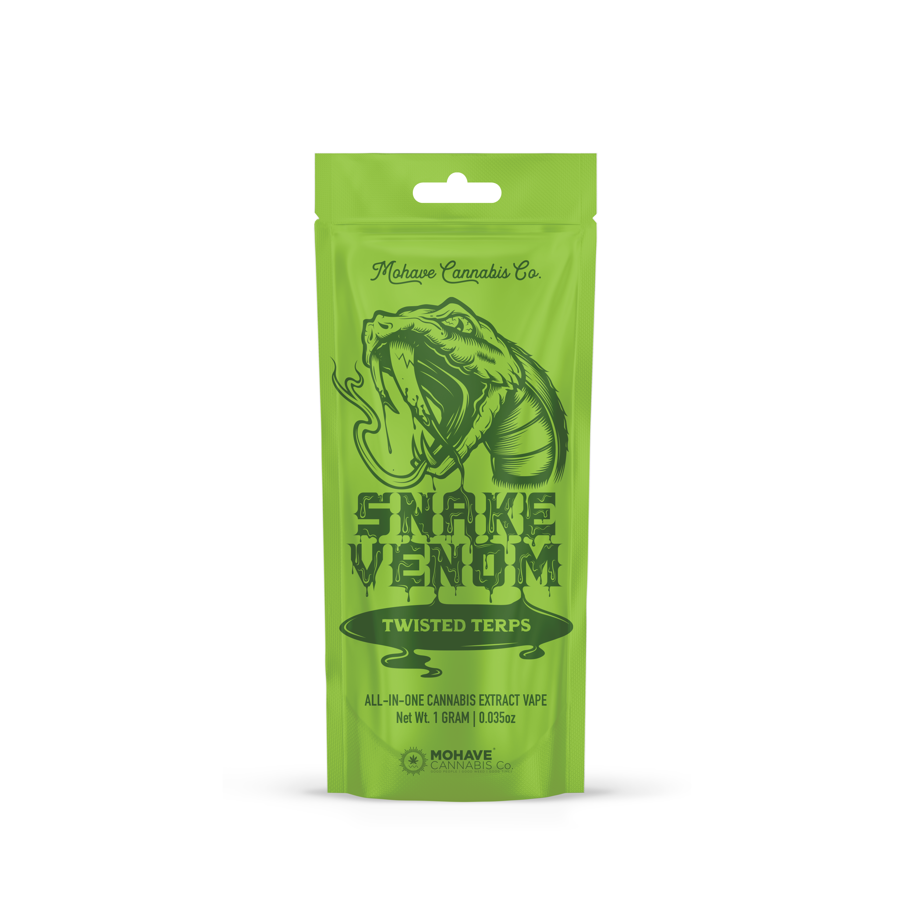 Photograph of product: Mohave Snake Venom AIO Disposable Vape 1g Twisted Terps