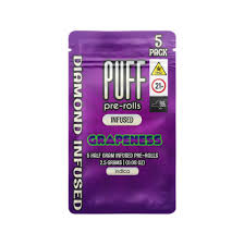 Photograph of product: Grapeness | Diamond Infused Pre-Rolls | 5pk | .5g