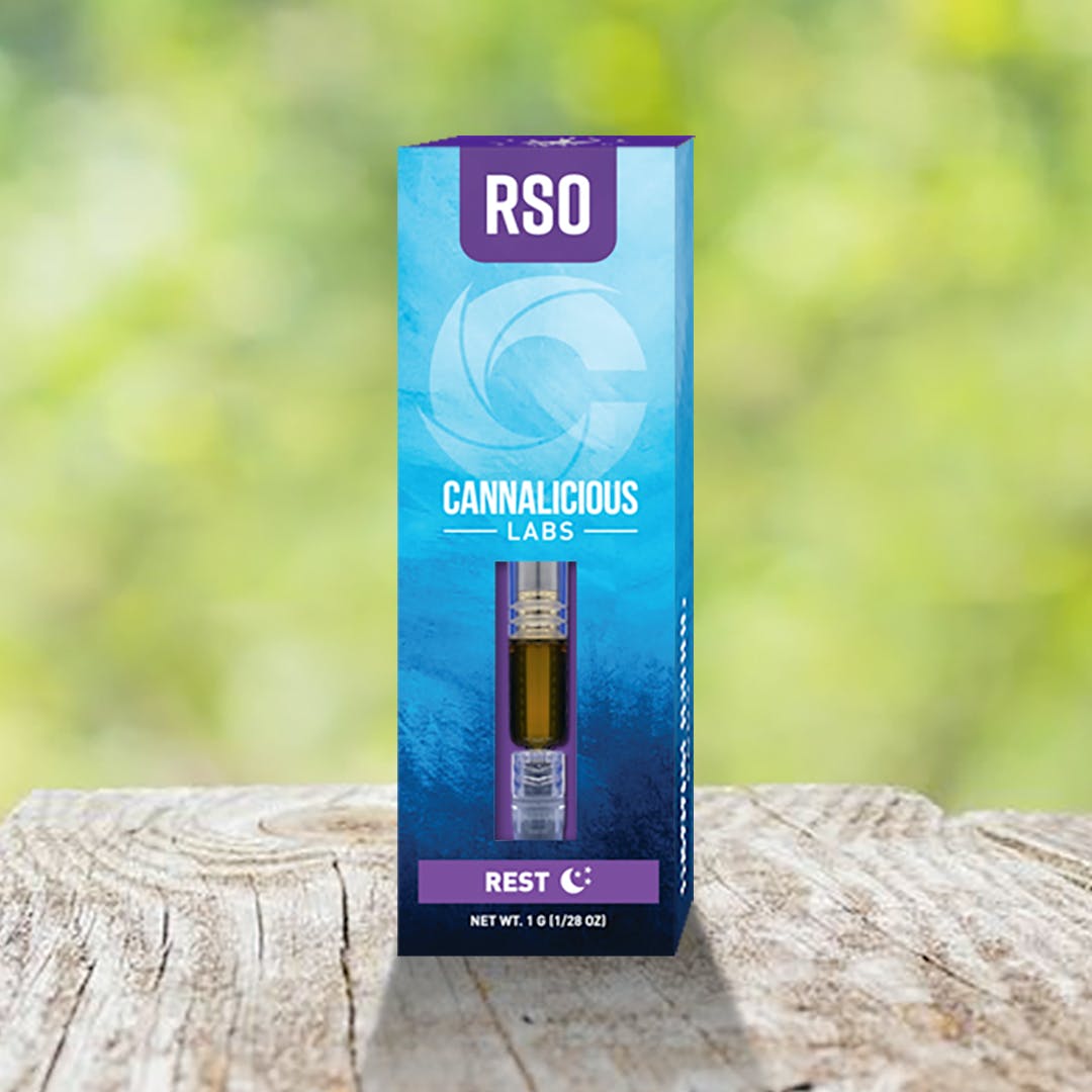 Photograph of product: Cannalicious: Rest RSO 1G Dart