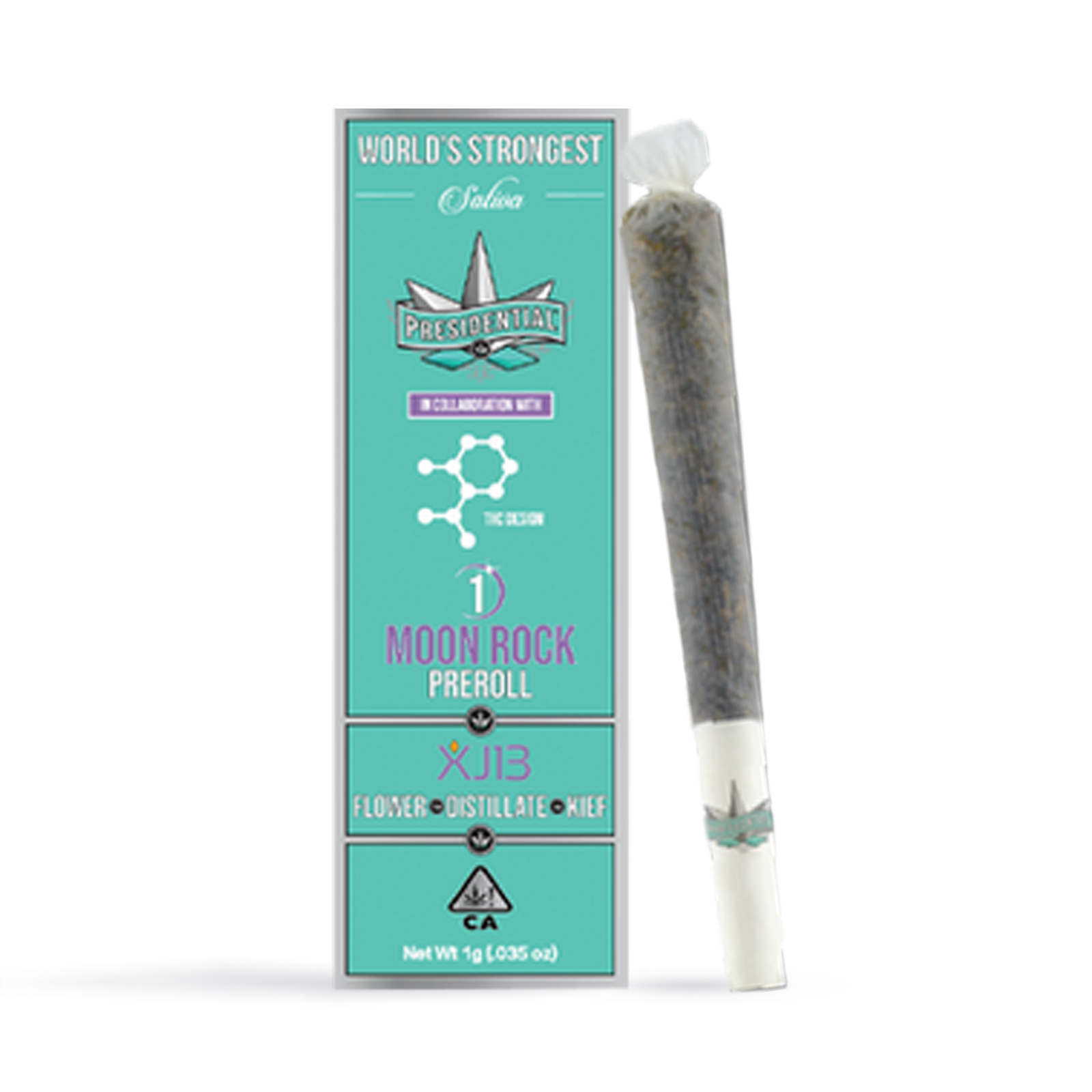 Photograph of product: Presidential - XJ-13 Thc Design Preroll 1g