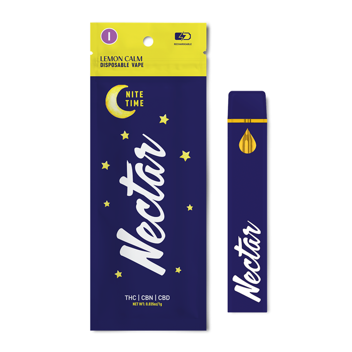 Photograph of product: Lemon Calm - Disposable AIO 1g