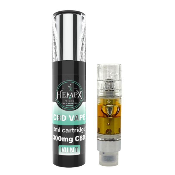Photograph of product: Mint CBD Vape Cartridge - 0.5g