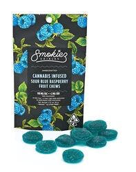 Photograph of product: [Smokiez] TH-oui  Fruit Chews - 100mg - Sour Blue Raspberry (I)