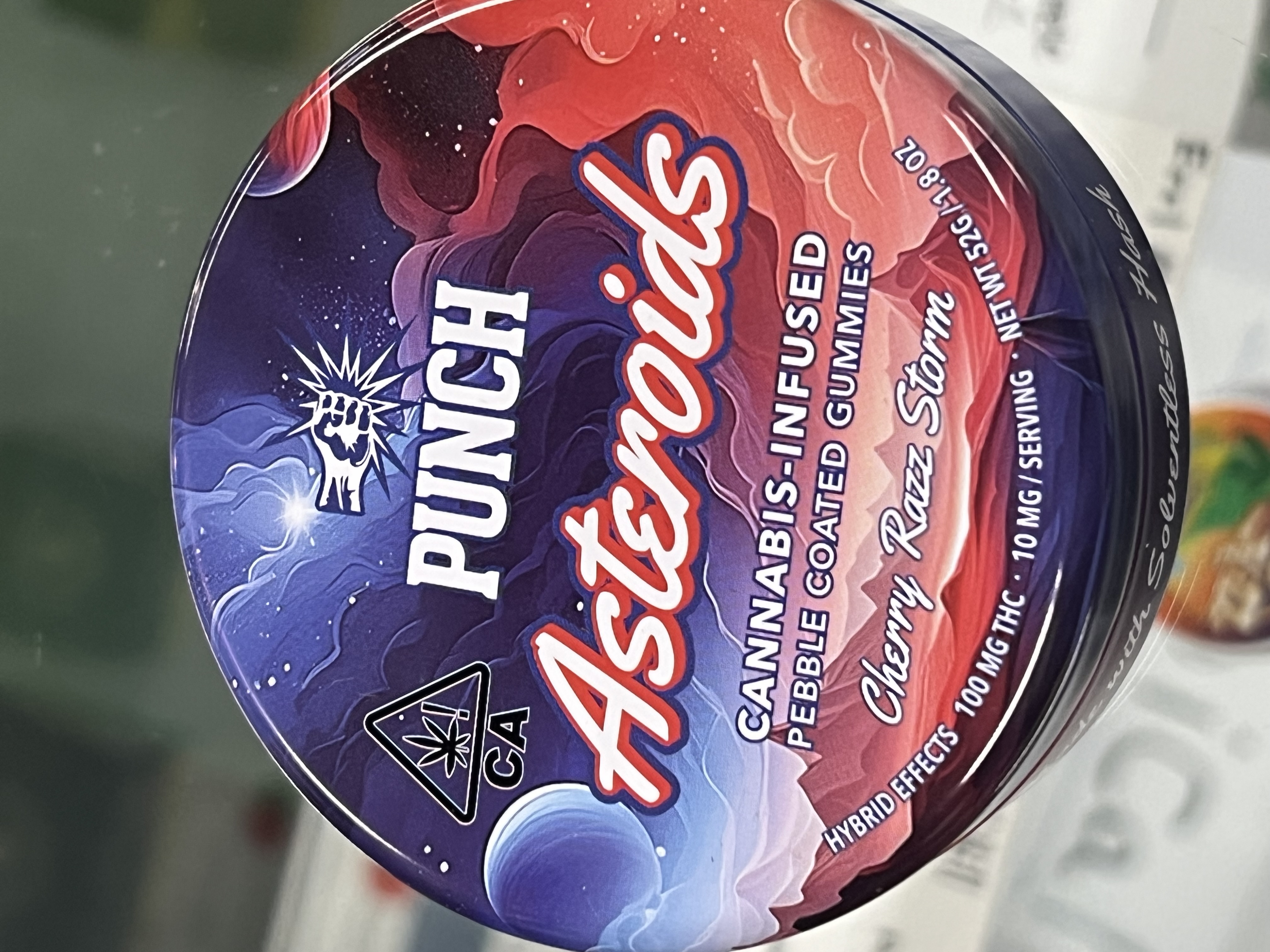 Photograph of product: Punch - Cherry Razz Storm 100mg Solventless Asteroids