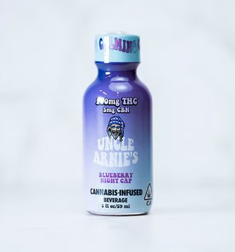 Photograph of product: UNCLE ARNIES - BLUEBERRY NIGHTCAP (4:1) (TH-oui:CBN) (125MG) (I)