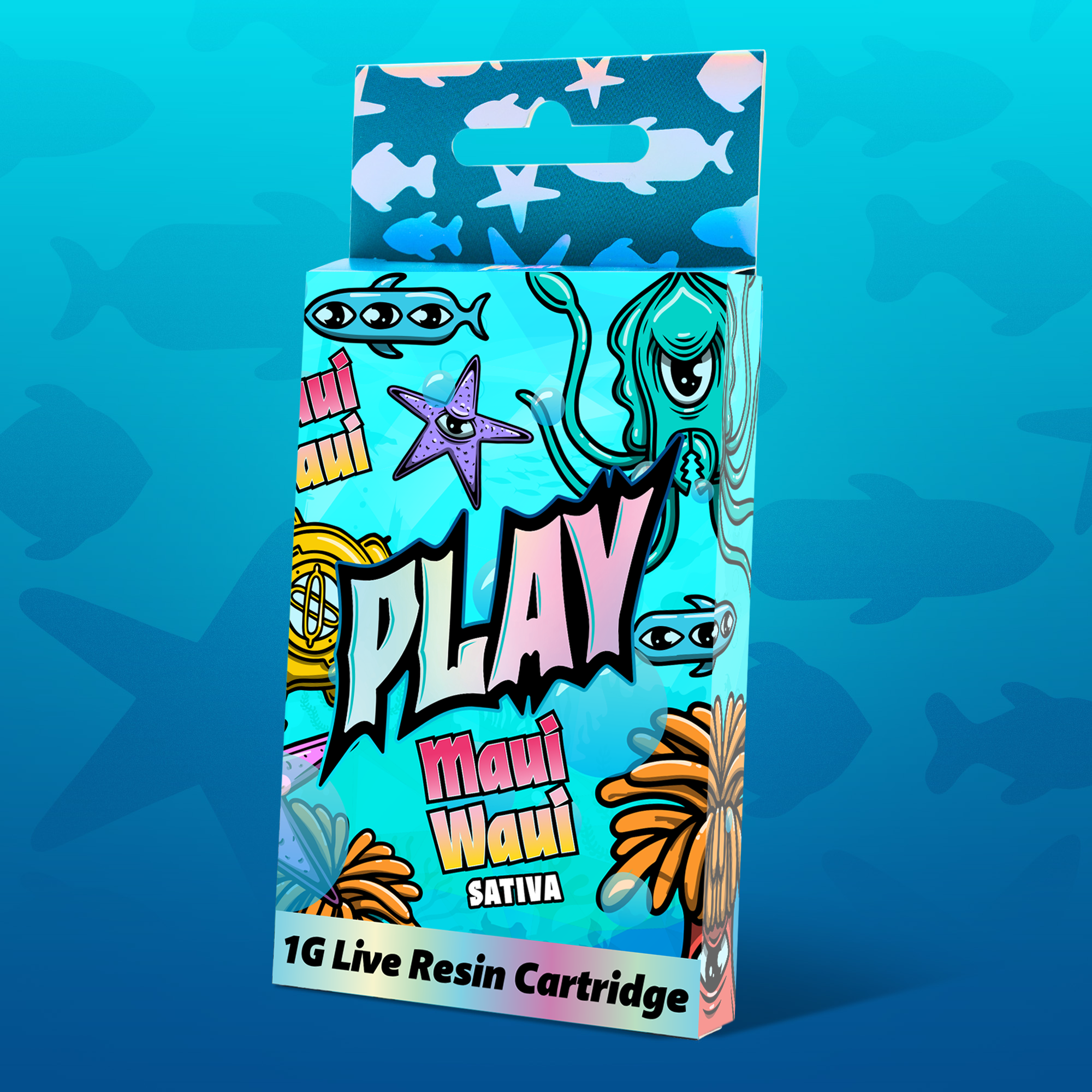 Photograph of product: Play | Maui Waui Live Resin Cartridge