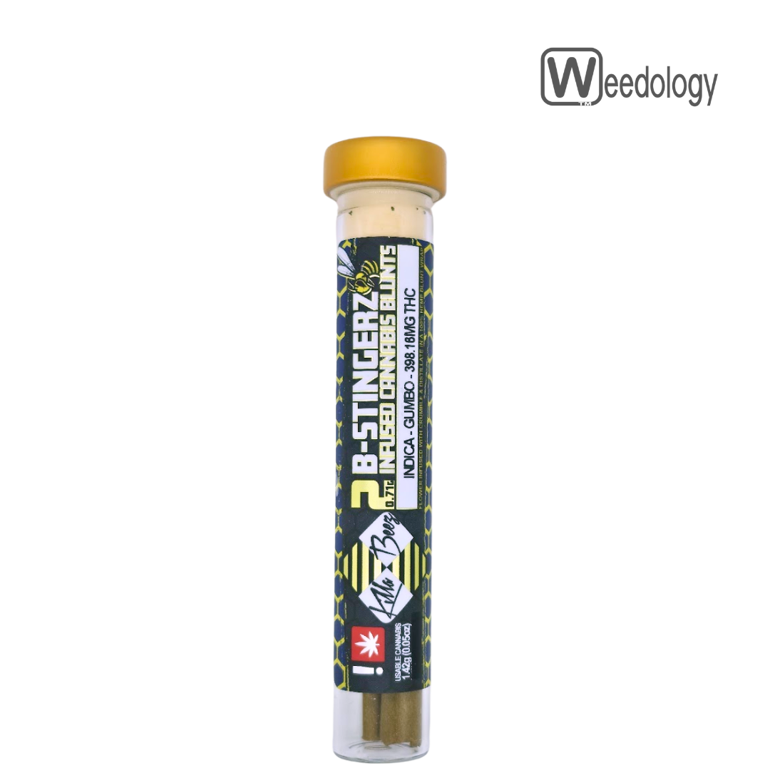Photograph of product: Killa Beez 2pk GUMBO 0.71g Infused Blunts